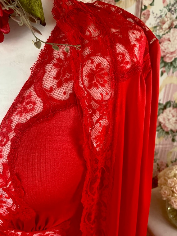 New~Rose Red Olga Nightgown set - image 5