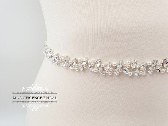 Pearl Belt For Wedding Dress