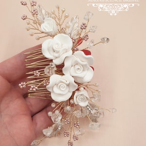 blush headpiece