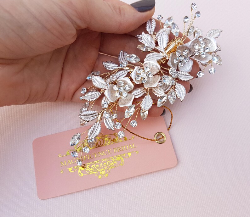 blush headpiece