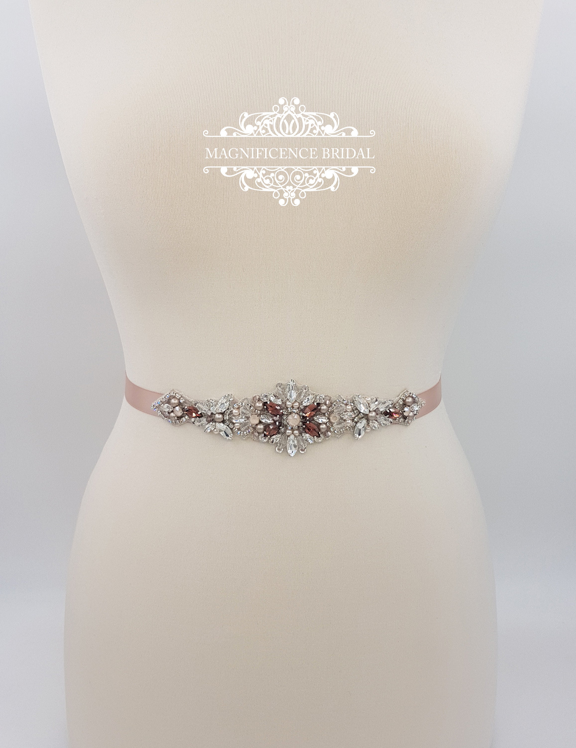 burgundy bridal sash