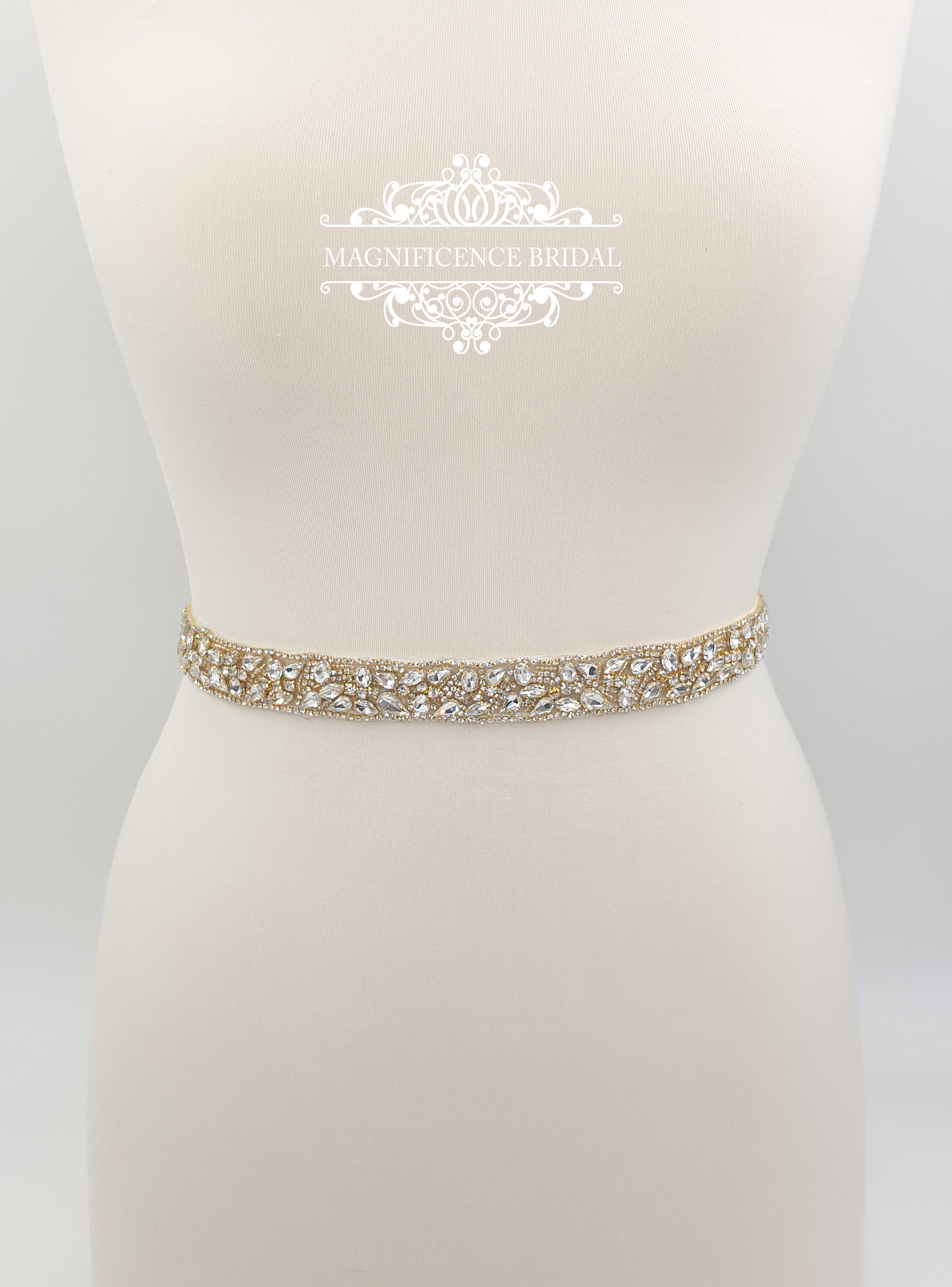 diamante wedding belt