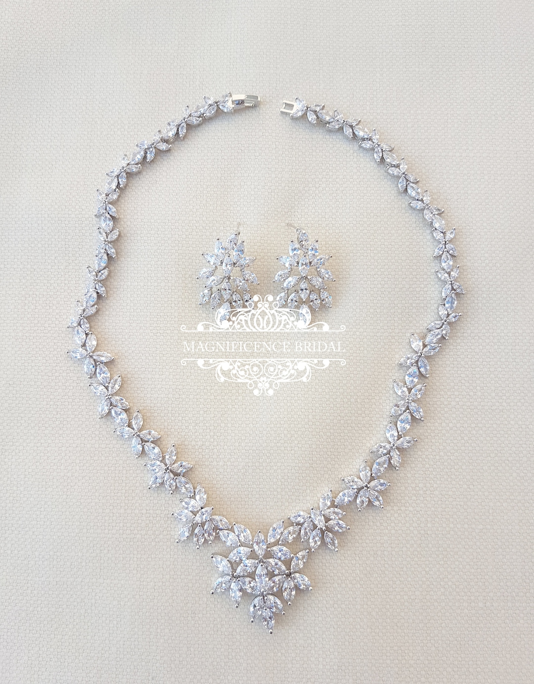 Cz wedding shop jewelry sets