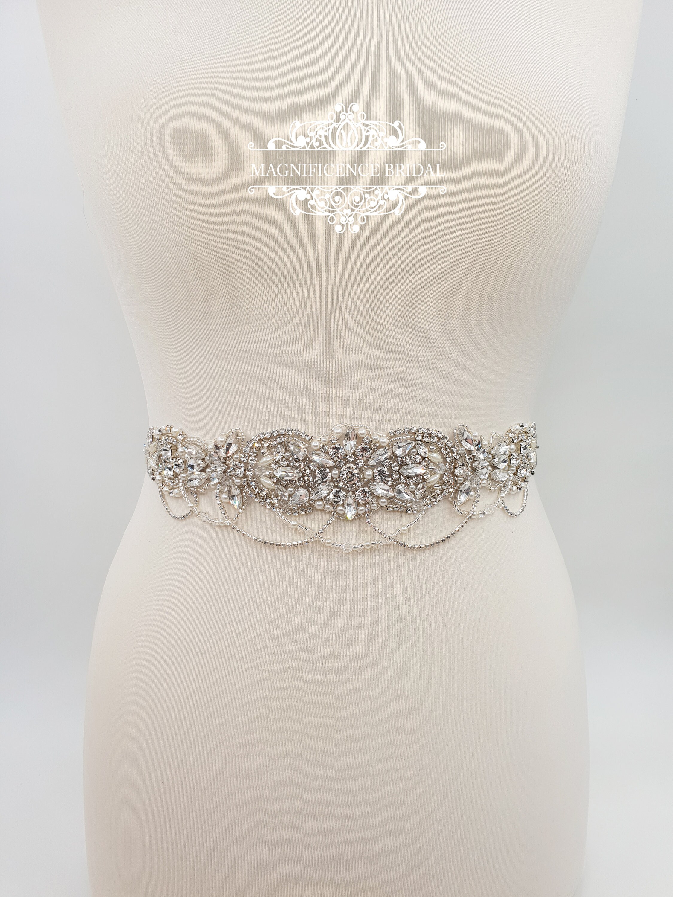 Crystal bridal sash, bridal sash, bridal belt, wedding sash, drapes