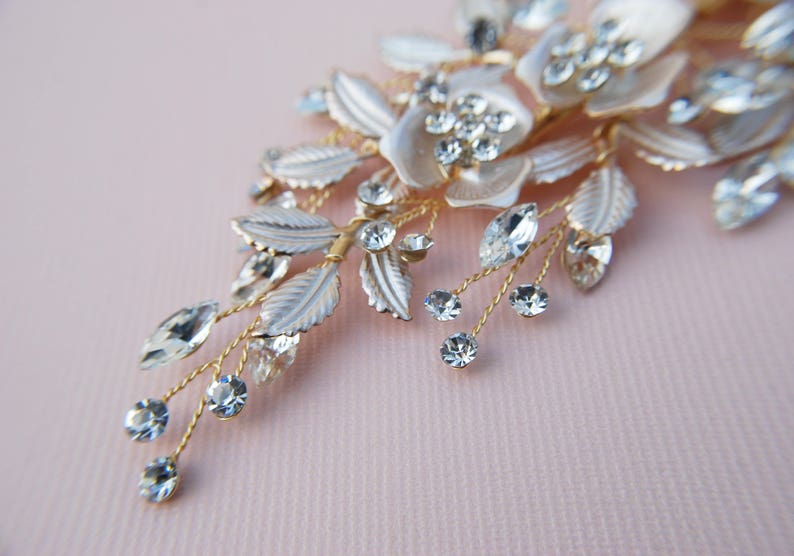 blush headpiece