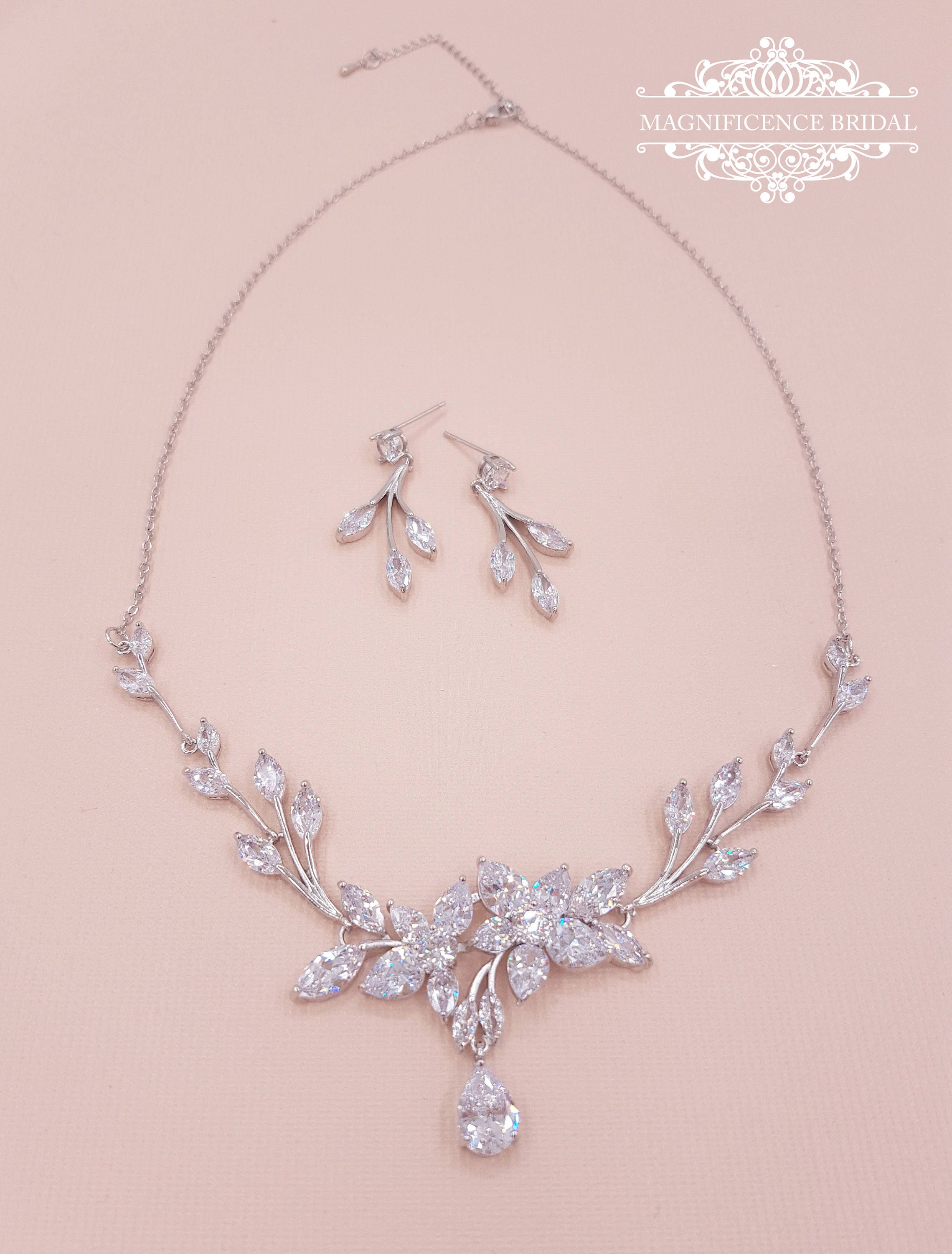 Bridal jewelry, wedding jewelry, bridal jewelry set, bridesmaid jewelry