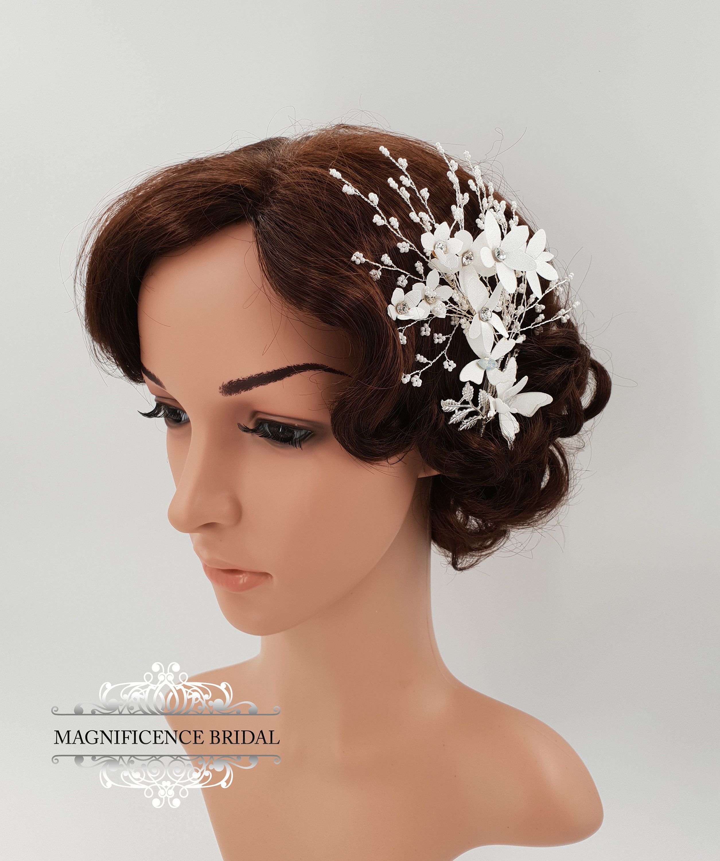 Wedding hair piece, wedding headpiece, bohemian wedding, Bridal