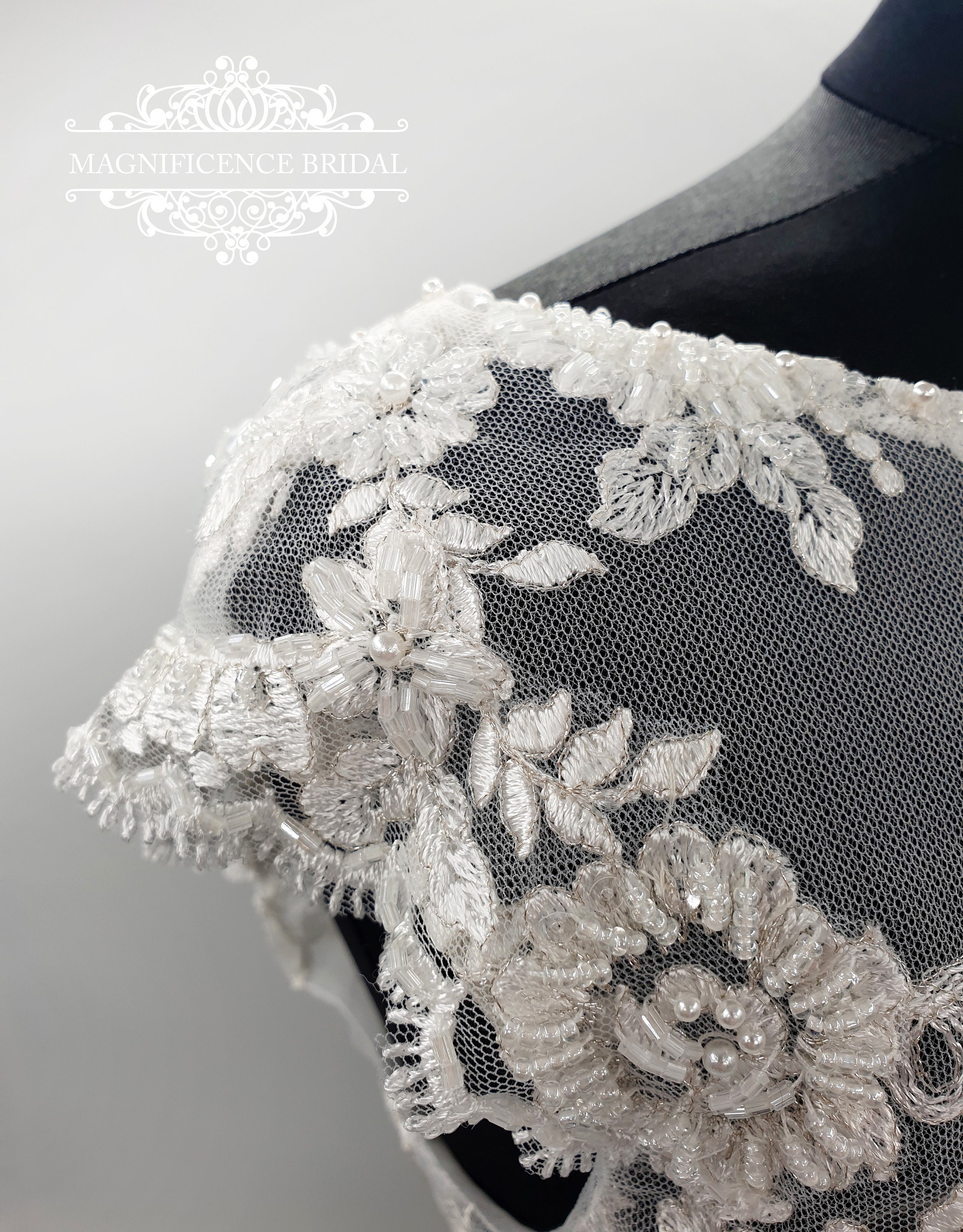 Bridal bolero, dress separates, bridal dress, lace bolero ...