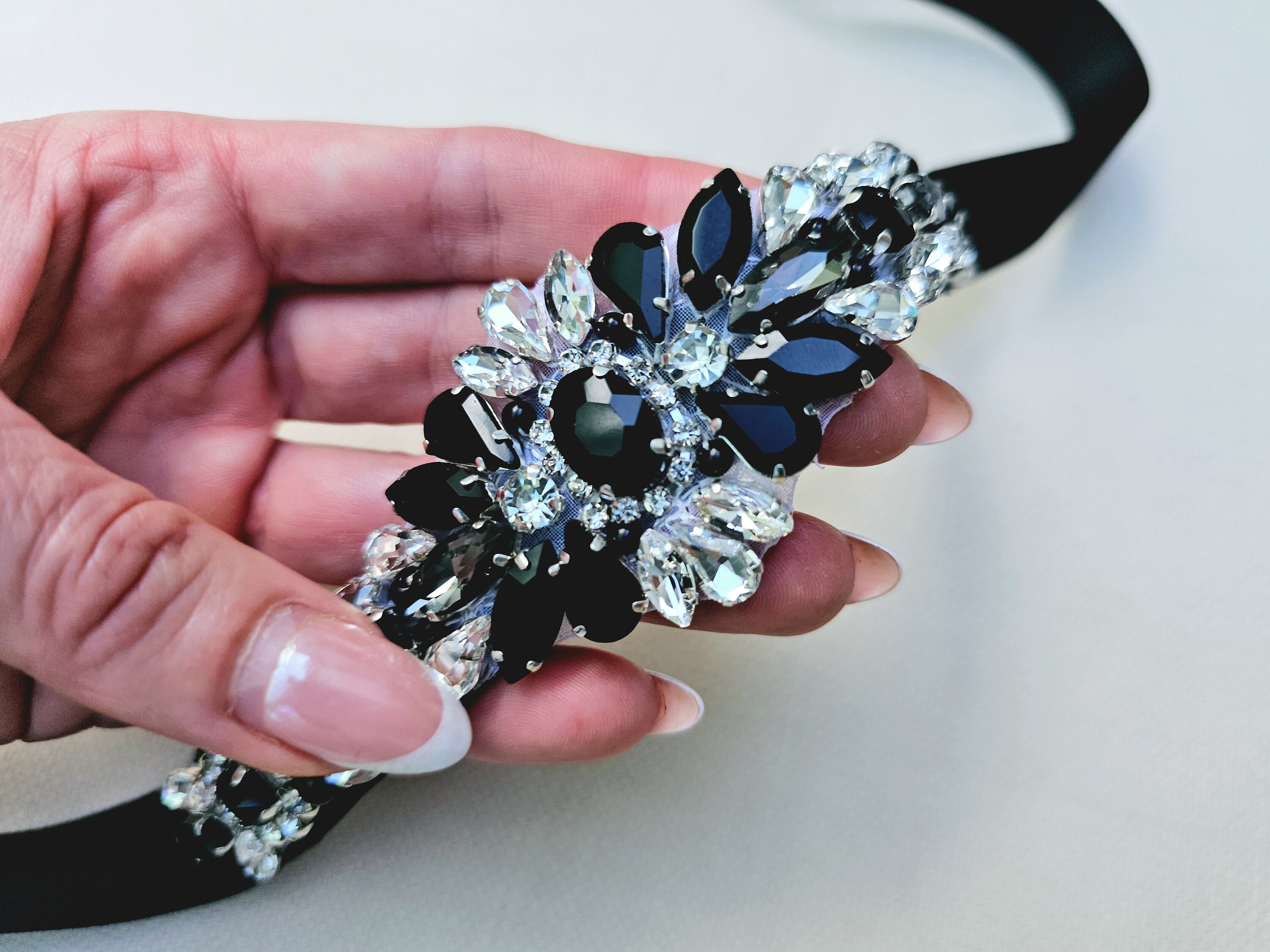 Black Bridal Belt, Bridal Belt, Black Bridal Sash, Black