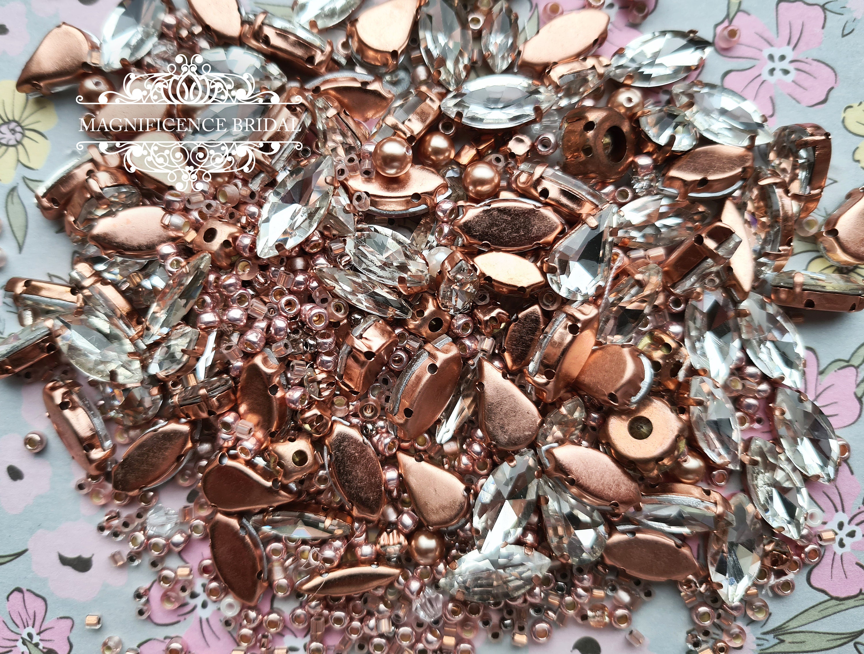 Rhinestones Mixed - Rose Gold Gem