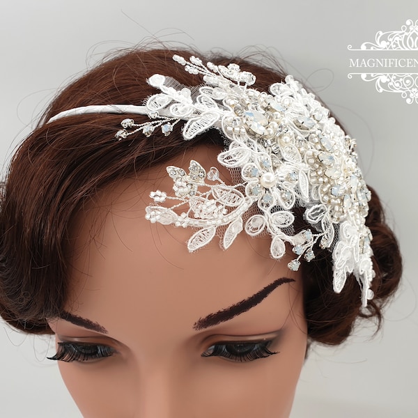 bridal headpieces etsy