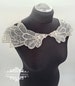 Bridal cover up, shoulder cover up, shoulder jewelry, wedding capelet, wedding dress, beaded neckline, Art Deco wedding, capelet, TULIP 