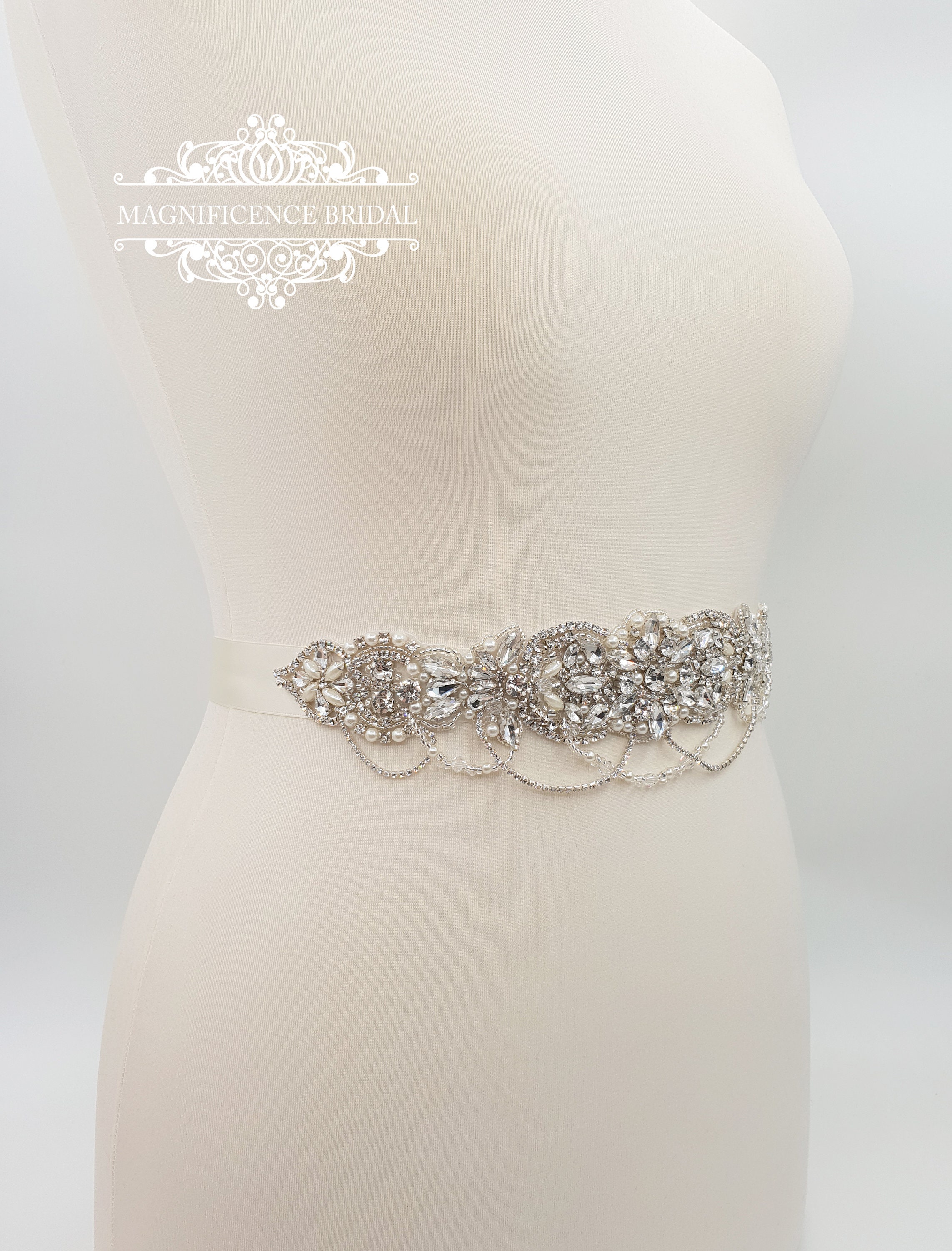 Crystal bridal sash, bridal sash, bridal belt, wedding sash, drapes