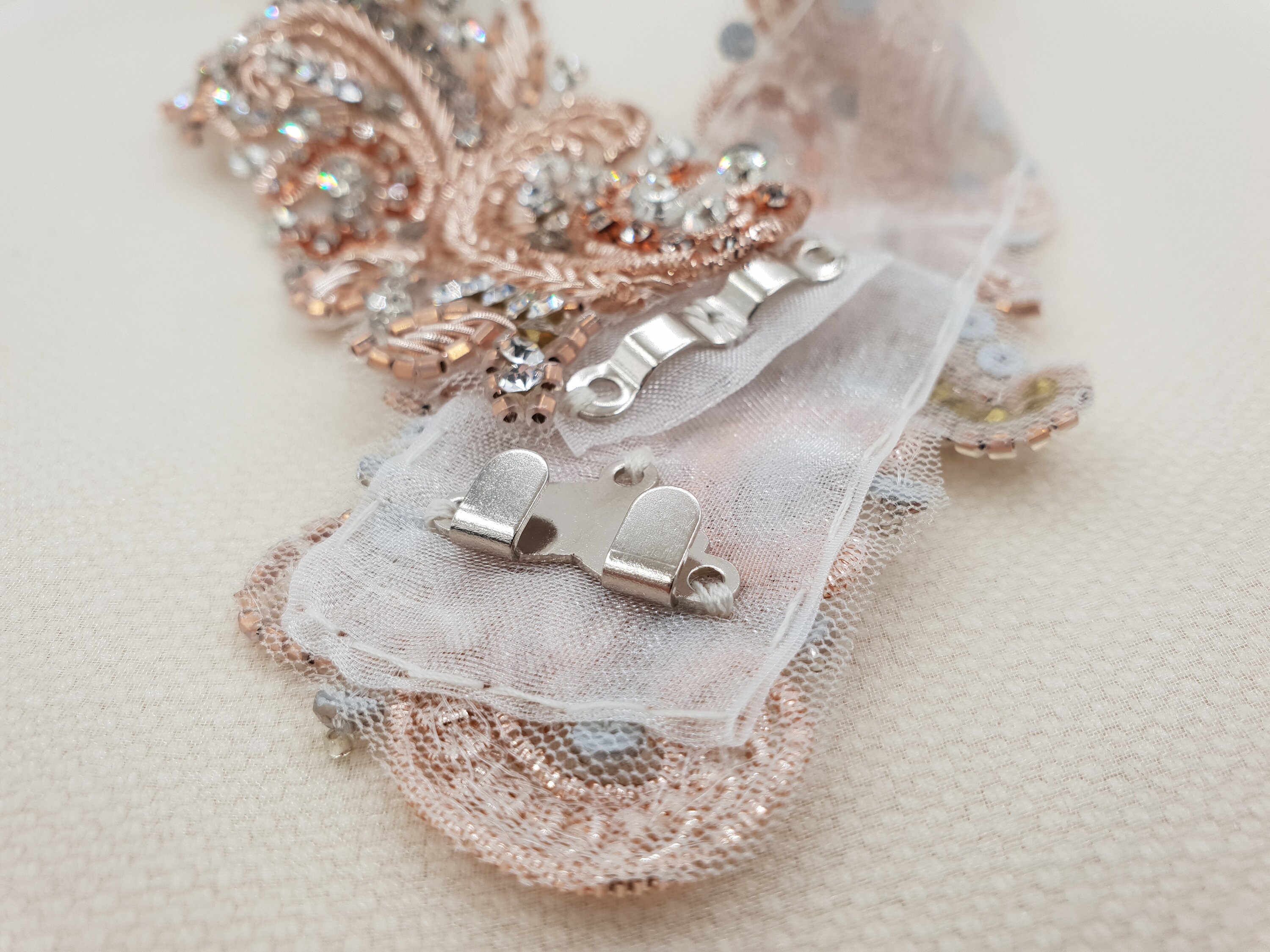 Rose gold bridal belt, Rose gold belt, rose gold sash, luxury bridal ...