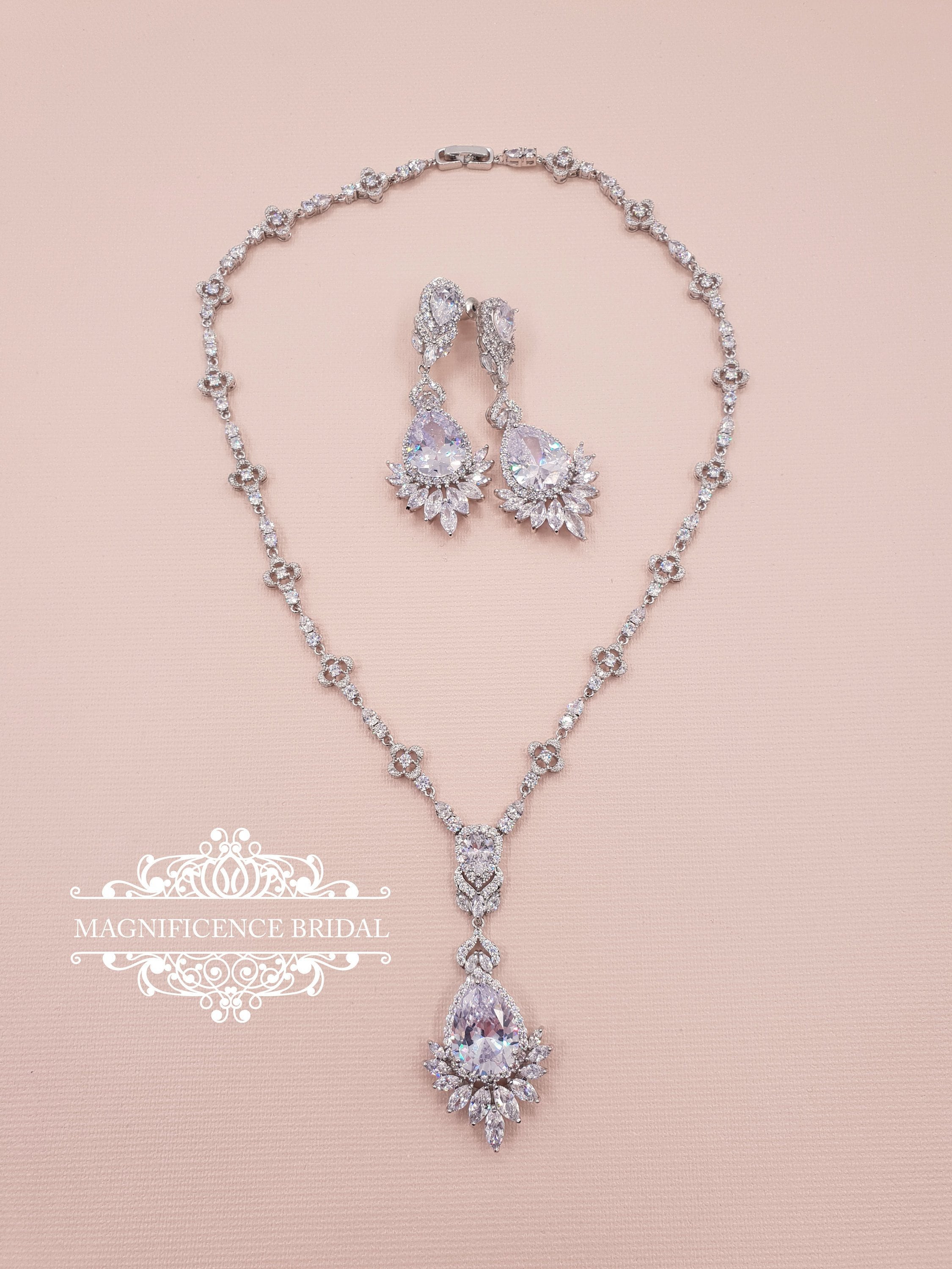 Bridal jewelry bridal jewelry set bridal necklace wedding