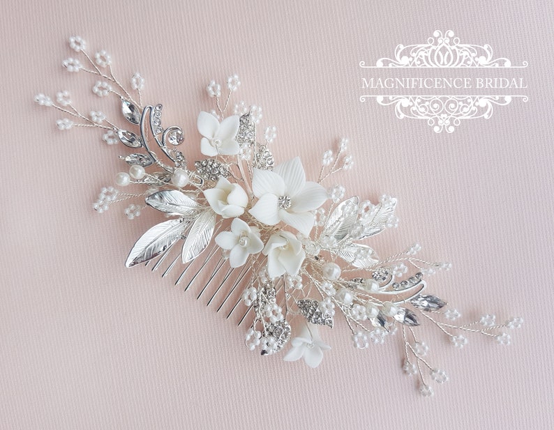 Haarschmuck silber 