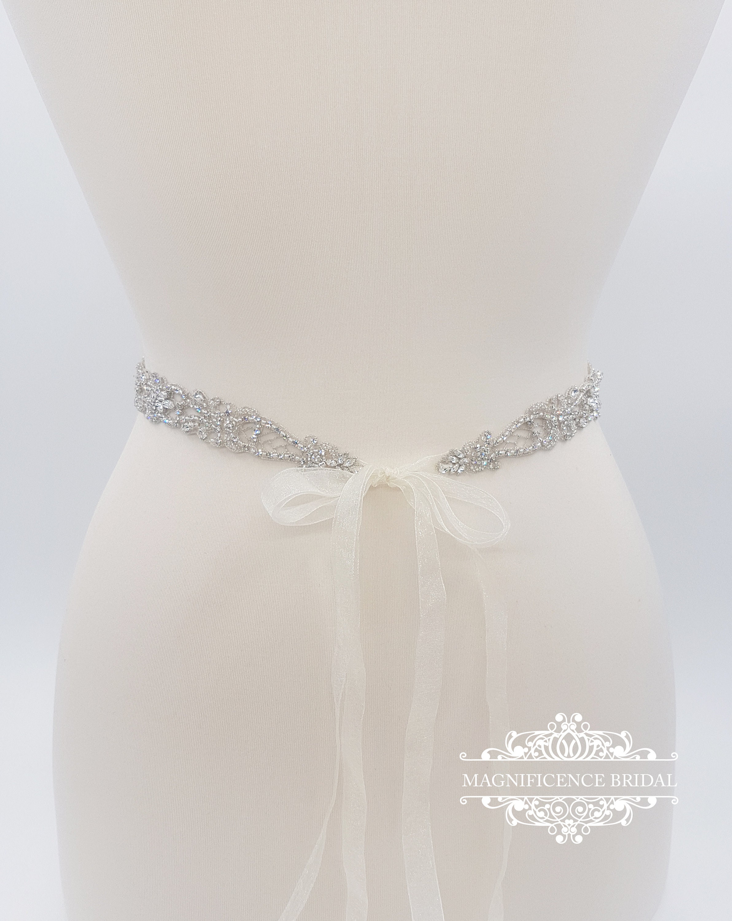 Couture bridal belt, wedding belt, bridal sash, Bridal belt, rhinestone ...