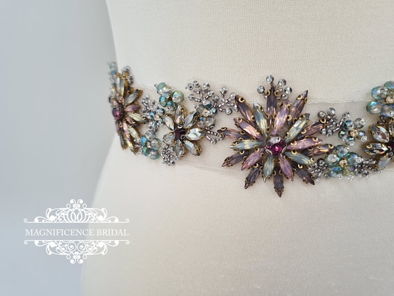 wide wedding belt