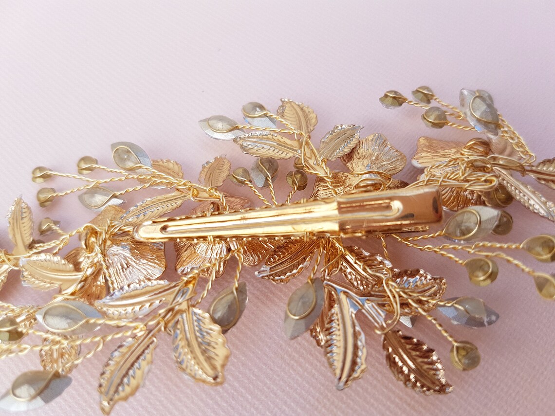 blush headpiece