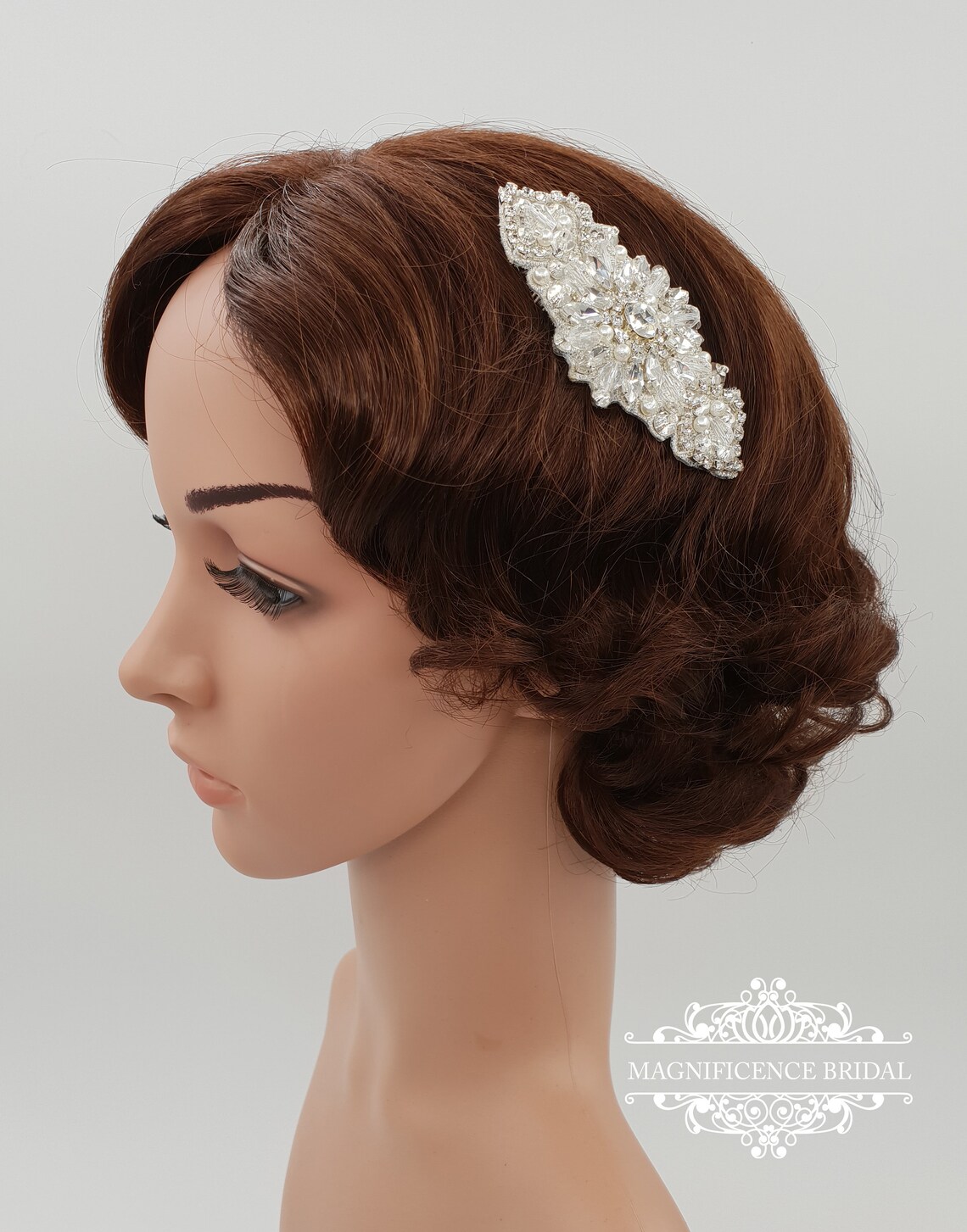 bridal comb headpiece