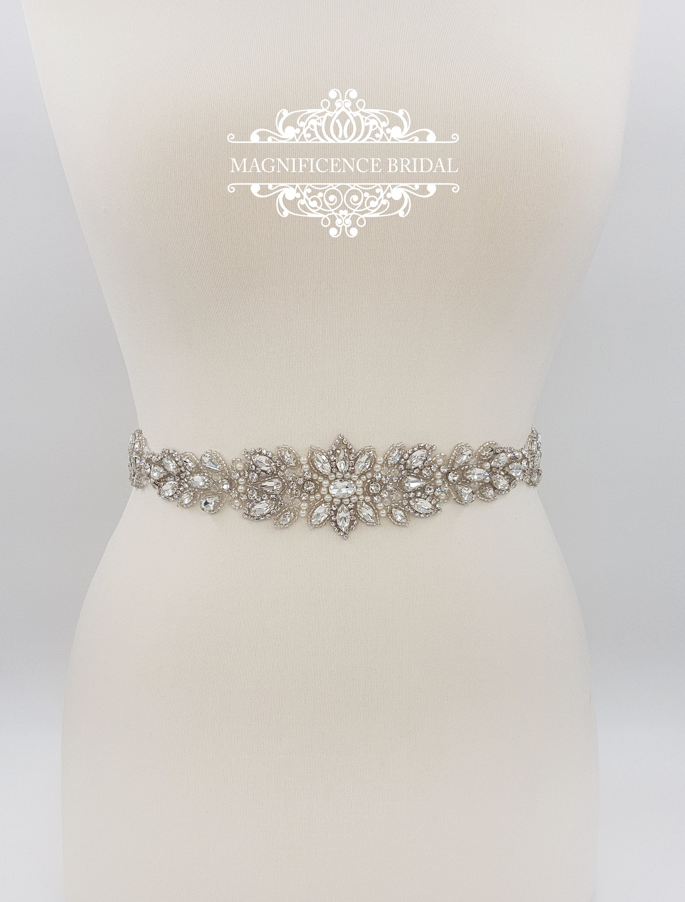 Wedding Dress Belt Bridal Belt Wedding Belt Beaded Belt Etsy