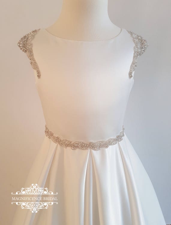 Thin bridal clearance sash