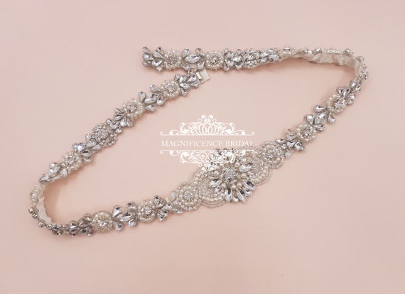 diamante belt for bridesmaid dress