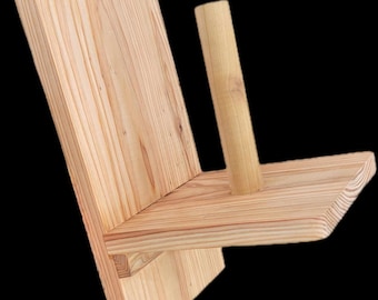 Suporte para giz de bilhar - Cedro - Feito sob medida - Selado com óleo de tungue - Suporte de parede com ótima oferta INCLUI ferragens de montagem GRÁTIS!! Descontos por quantidade!