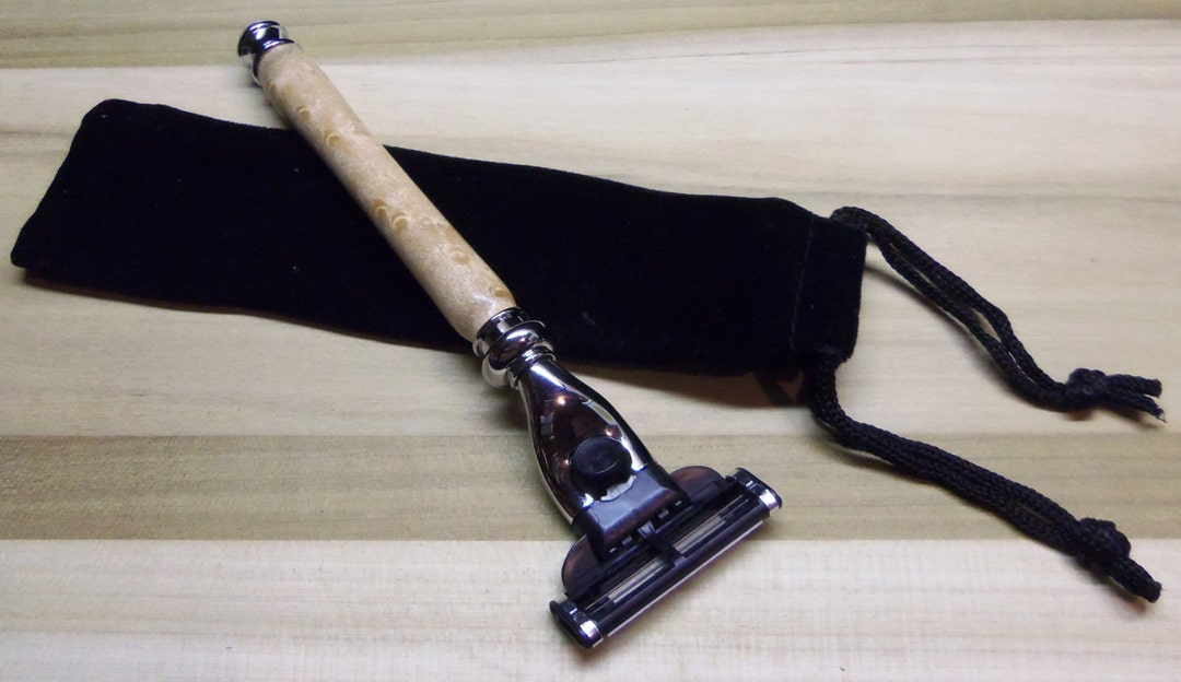Handmade Razor Shaving Kit Mach 3 Razor Shaving Handle. Gillette Mach 3 ...