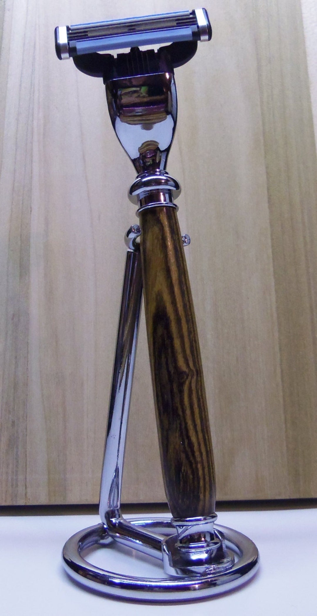 Mach3 Stand Razor Razor Shaving Handle - Gillette Mach 3 - Handmade - Includes FREE ...