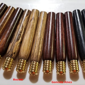 Hand turned - Darts - Exotic Wood, custom weight, precision turned competition darts (set of 3)