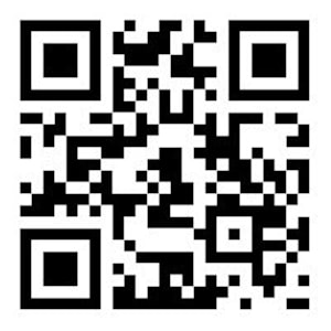 Pode incluir: Um c&oacute;digo QR a preto e branco, um c&oacute;digo de barras bidimensional de forma quadrada. O c&oacute;digo &eacute; composto por um padr&atilde;o de quadrados pretos dispostos sobre um fundo branco. O c&oacute;digo foi concebido para ser digitalizado por um dispositivo digital.
