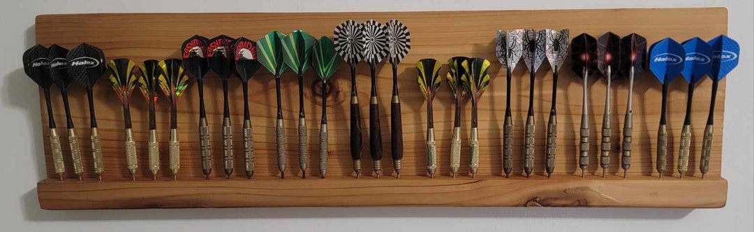 Super Deluxe - Custom Dart Display Rack - Single Row - 9 (nine) Set ...