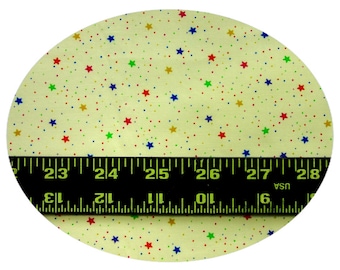 1-1/3 Yards Vintage Henry Glass Cotton Fabric STAR SPRINKLE Crafts Quilting Sewing