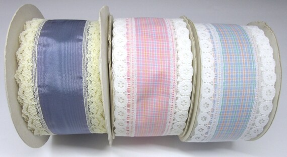 large rolls of ribbon