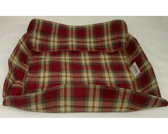 Longaberger Orchard Park Plaid Small Serving Tray Basket Liner – Rectangular - Cotton