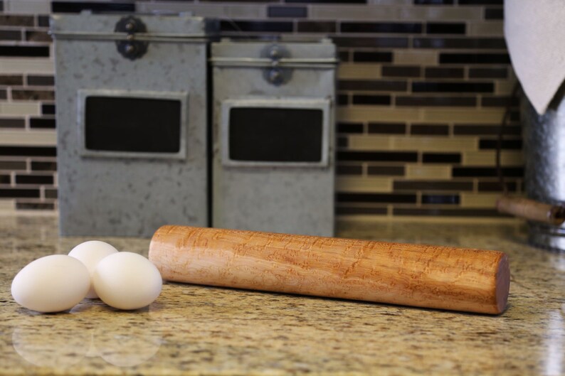 Birdseye Maple Rolling Pin Pie Crust Roller Handmade Etsy