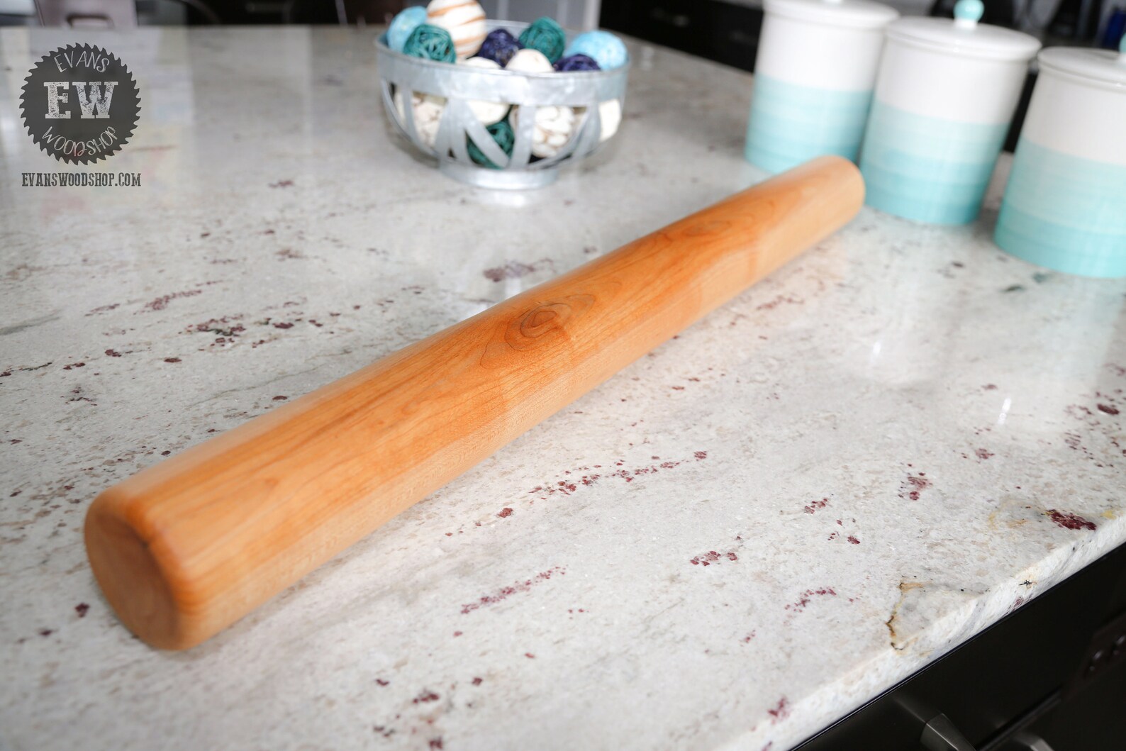 Extra Large Pasta Rolling Pin Long Thick Hard Maple Wood Etsy