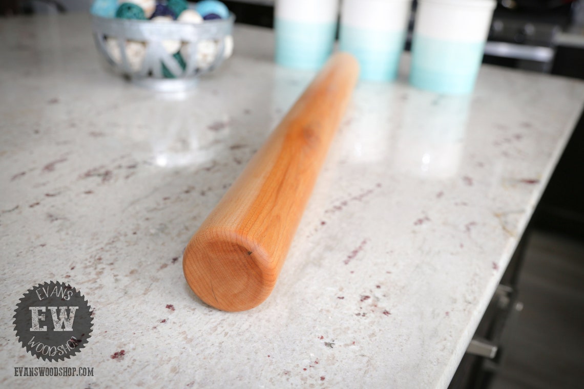 Extra Large Pasta Rolling Pin Long Thick Hard Maple Wood Etsy