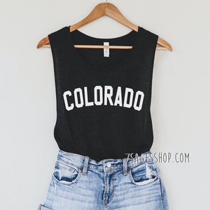 Colorado Tank Top, Colorado Muscle Tank Top, Colorado Gift, Soft Tank Top