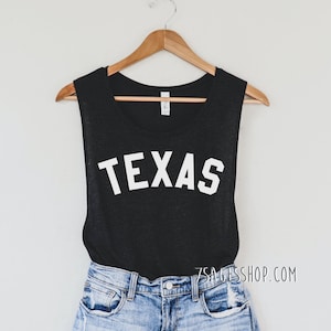 Texas Tank Top - Texas Shirt - Muskel Tank Top - Texas State Shirt