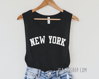 New York Muscle Tank Top - New York Shirt - New York Tank Top - NYC Shirt - NY Shirt - NY Tank Top - New York City Shirt