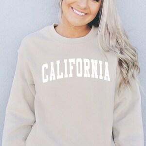 Sweatshirt West Coast Shirt California Pullover California Sweatshirt California Sweater California Shirt Los Angeles Sweatshirt