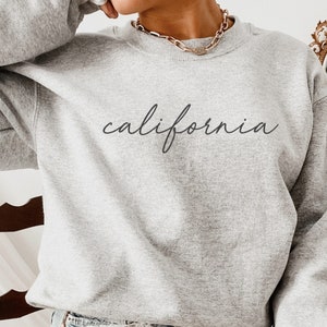 California Sweatshirt - California Shirt - West Coast Shirt - California Shirt - California Sweater - Sweatshirt - California Pullover