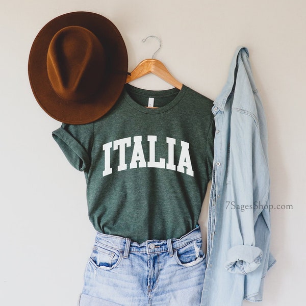 Italia Shirt, Italy Shirt, Italy Gift, Europe Souvenir, Travel Tee, Unisex Tshirt,