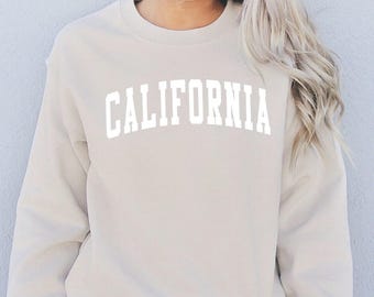 California Sweatshirt - West Coast Shirt - California Shirt - Cozy Pullover - Soft Sweatshirt - Cali Shirt