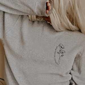 Grow Positive Thoughts Sweatshirt - Positive Shirts - Positive Sweatshirts - Positive Quotes Sweaters