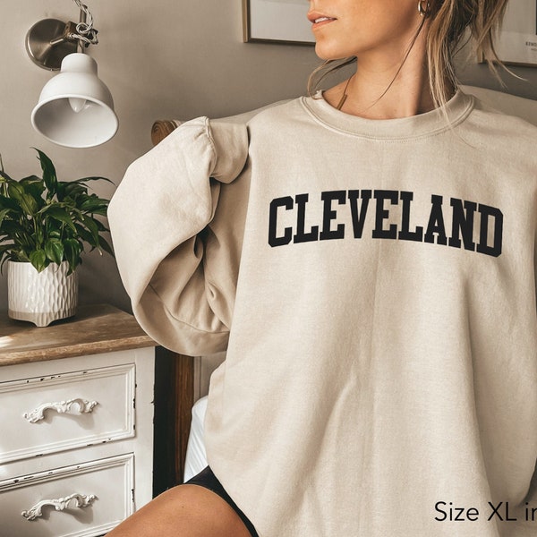 Cleveland Sweatshirt, Cleveland Shirt, Ohio Sweatshirt, Cleveland Ohio Soft Crewneck