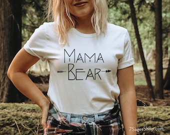Mothers Day Gift, Mama Bear Shirt, Mama Bear T-Shirt, Gift for Mom, Mama Shirt, Soft Shirt, Mom Shirt