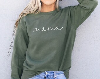 Mama Sweatshirt, Mom to Be, Mom Birthday Gift, Gift for New Mom, Crewneck Sweater